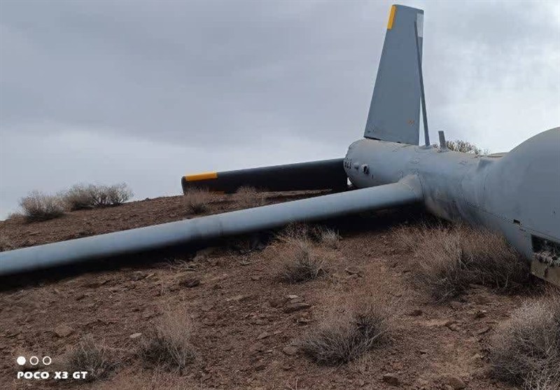 انهدام پهپاد هرمس 900 اسرائیلی در اشتهارد + تصاویر انهدام پهپاد هرمس 900 اسرائیلی در اشتهارد + تصاویر