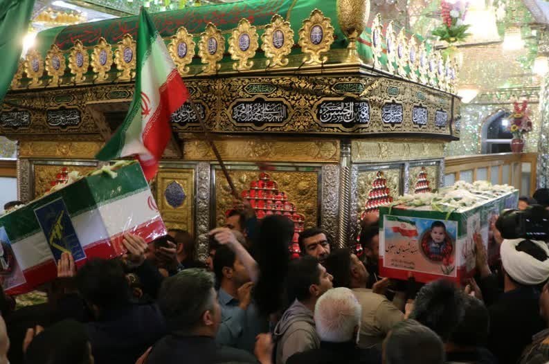 بدرقه اشک و حماسه؛ شیراز میزبان تشییع شهدای حمله دشمن + تصاویر اخبار شیراز , اخبار استان فارس ,