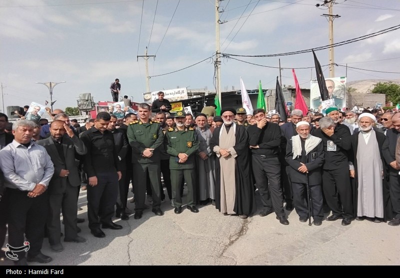 سنگتمام مردم دالکی در تشییع سردار شهید اسماعیل احمدی + تصاویر حمله اسرائیل به ایران , شهید , اخبار بوشهر ,