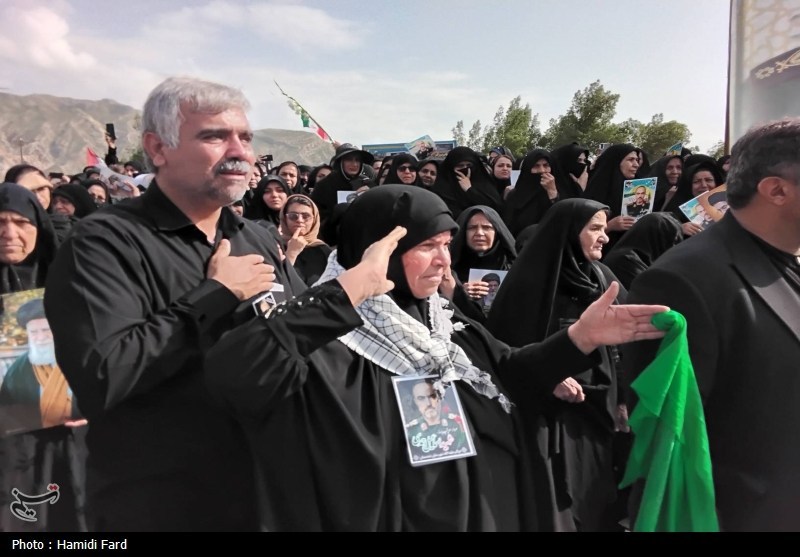سنگتمام مردم دالکی در تشییع سردار شهید اسماعیل احمدی + تصاویر حمله اسرائیل به ایران , شهید , اخبار بوشهر ,