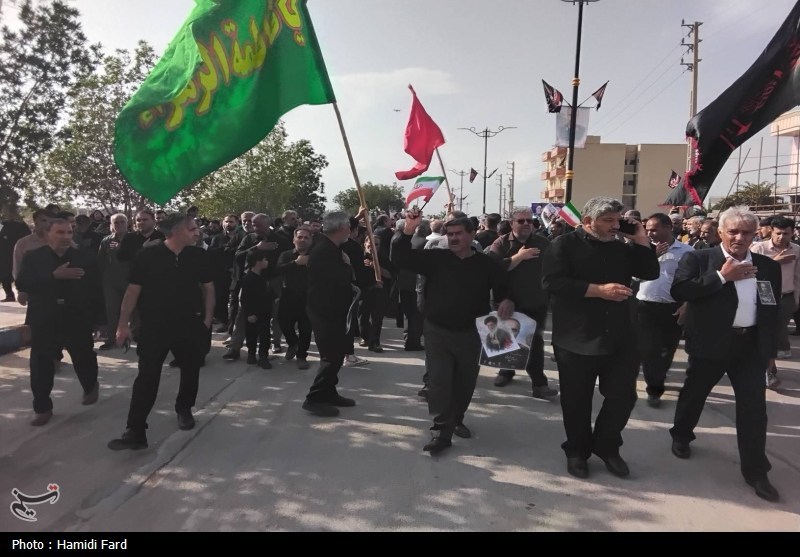 سنگتمام مردم دالکی در تشییع سردار شهید اسماعیل احمدی + تصاویر حمله اسرائیل به ایران , شهید , اخبار بوشهر ,