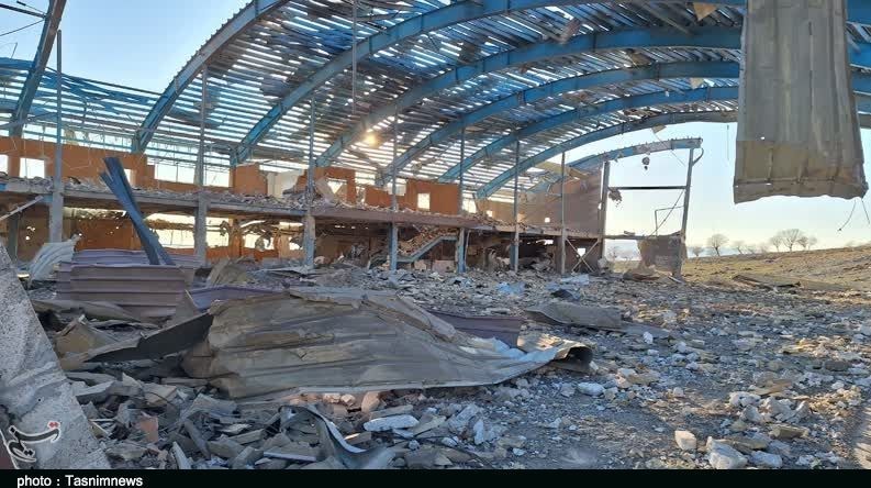 سوله ورزشی کوهدشت با موشکهای اسرائیل تخریب شد+تصاویر استان لرستان , اخبار استان لرستان ,