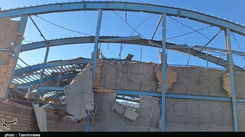 سوله ورزشی کوهدشت با موشکهای اسرائیل تخریب شد+تصاویر استان لرستان , اخبار استان لرستان ,