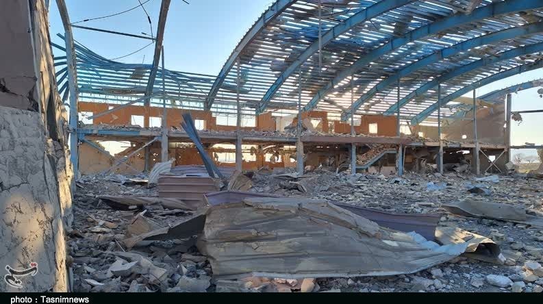 سوله ورزشی کوهدشت با موشکهای اسرائیل تخریب شد+تصاویر استان لرستان , اخبار استان لرستان ,