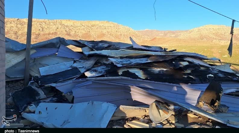 سوله ورزشی کوهدشت با موشکهای اسرائیل تخریب شد+تصاویر استان لرستان , اخبار استان لرستان ,