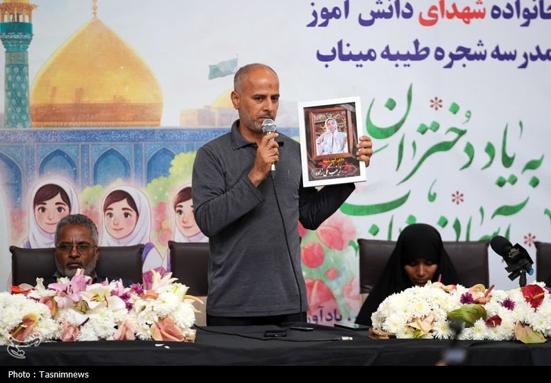 6 روایت اقتدار از خانواده شهدای مدرسه شجره طیبه میناب+ عکس حضرت معصومه (س) , اخبار قم , اخبار میناب ,