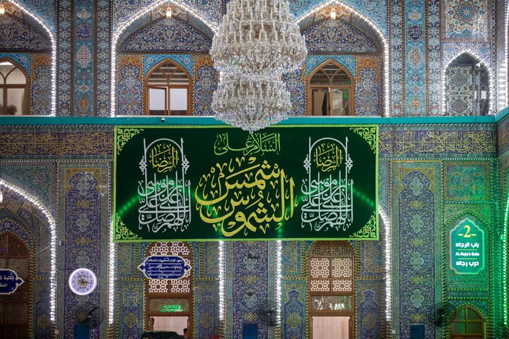 آذین بندی حرم امام حسین(ع) در سالروز ولادت امام رضا(ع)+تصاویر آذین بندی حرم امام حسین(ع) در سالروز ولادت امام رضا(ع)+تصاویر