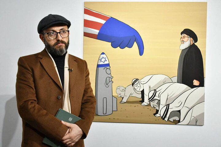 از «۱۲ روز ۱۲ کارتون» تا «خبرنامه جنگی»؛ روایت تصویری هنرمند بجنوردی از «۱۲ روز ۱۲ کارتون» تا «خبرنامه جنگی»؛ روایت تصویری هنرمند بجنوردی