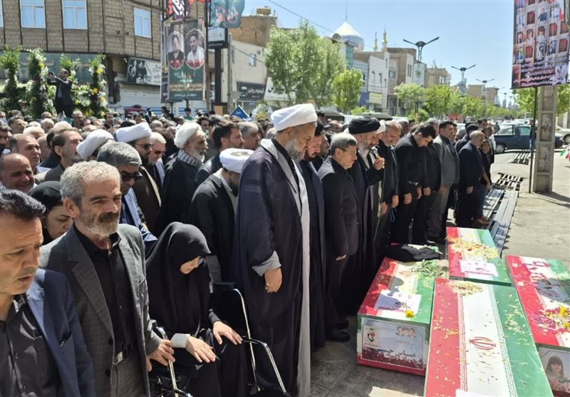 تشییع باشکوه شهدای جنایت آمریکایی ـ صهیونی در شهر گلستان+تصاویر اخبار بهارستان , جنگ آمریکا و رژیم صهیونیستی علیه ایران , شهید ,