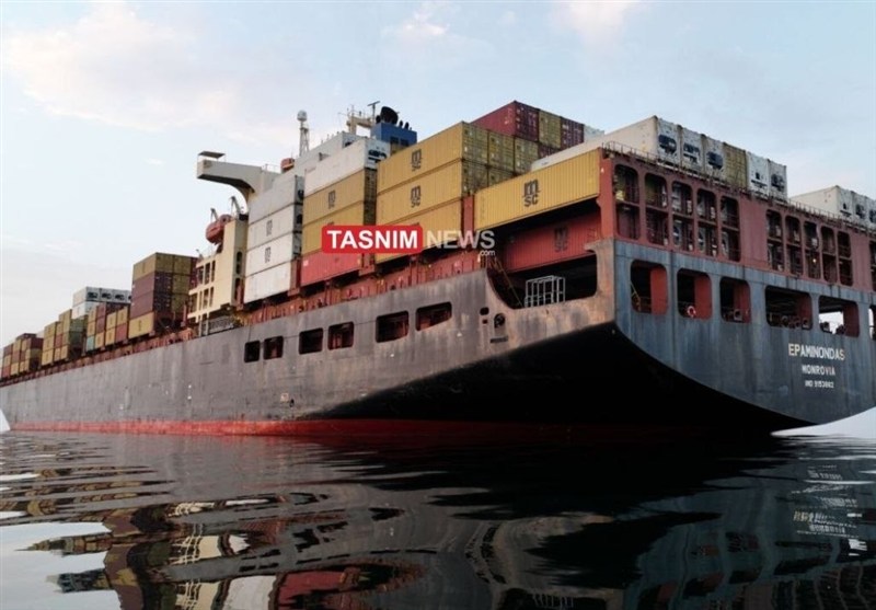 تصاویر اختصاصی تسنیم از توقیف کشتی کانتینری MSC اسرائیلی خلیج فارس , جنگ آمریکا و رژیم صهیونیستی علیه ایران ,