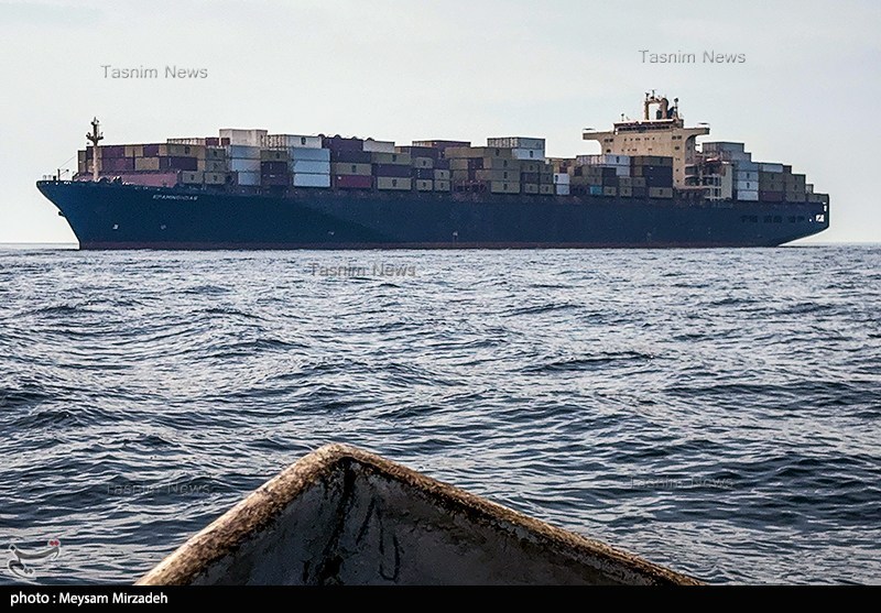 تصاویر جدید تسنیم از توقیف 2 کشتی کانتینربر اسرائیلی خلیج فارس , جنگ آمریکا و رژیم صهیونیستی علیه ایران ,