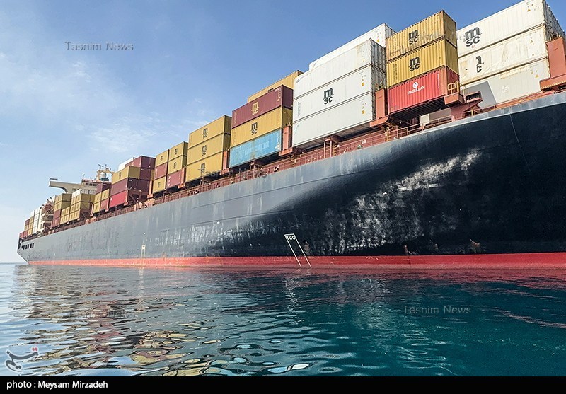 تصاویر جدید تسنیم از توقیف 2 کشتی کانتینربر اسرائیلی خلیج فارس , جنگ آمریکا و رژیم صهیونیستی علیه ایران ,