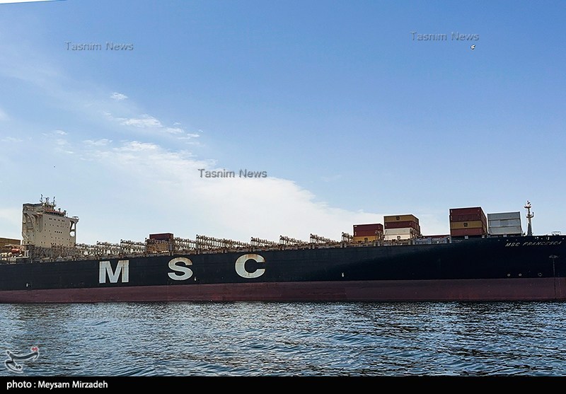 تصاویر جدید تسنیم از توقیف 2 کشتی کانتینربر اسرائیلی خلیج فارس , جنگ آمریکا و رژیم صهیونیستی علیه ایران ,