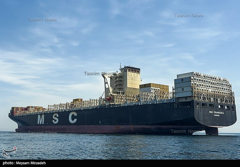 تصاویر جدید تسنیم از توقیف 2 کشتی کانتینربر اسرائیلی خلیج فارس , جنگ آمریکا و رژیم صهیونیستی علیه ایران ,