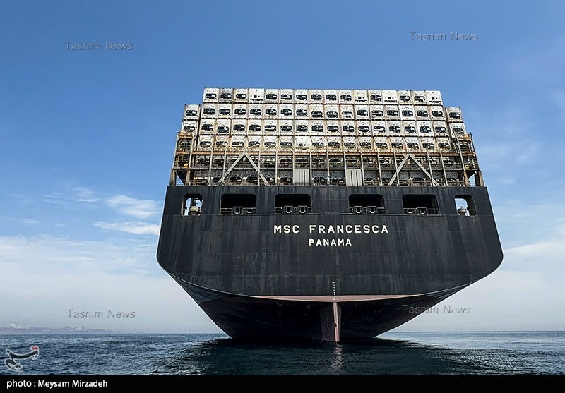 تصاویر جدید تسنیم از توقیف 2 کشتی کانتینربر اسرائیلی خلیج فارس , جنگ آمریکا و رژیم صهیونیستی علیه ایران ,