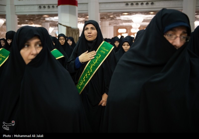 خطبهخوانی و آغاز دهه کرامت از حرم حضرت معصومه(س)+ عکس حضرت معصومه (س) , اخبار استان قم , دهه کرامت ,