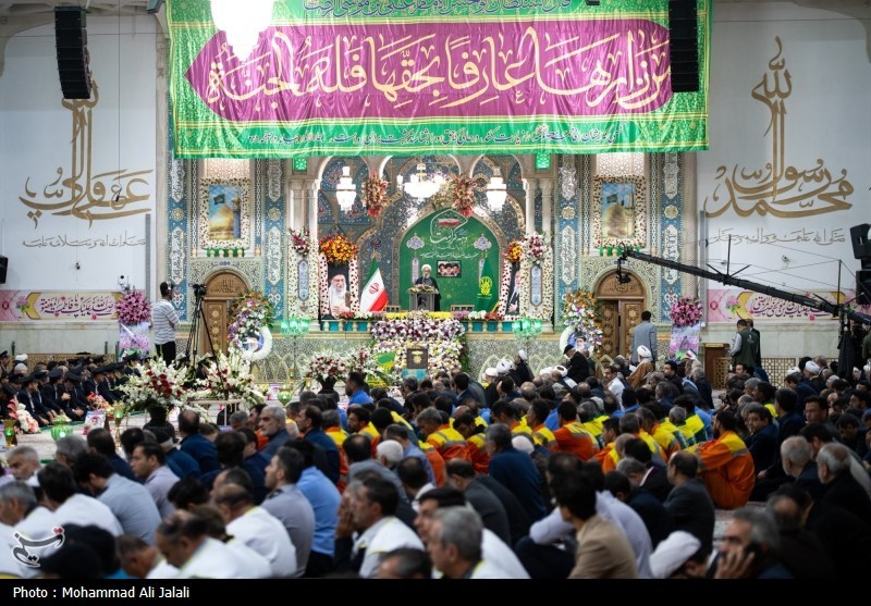 خطبهخوانی و آغاز دهه کرامت از حرم حضرت معصومه(س)+ عکس حضرت معصومه (س) , اخبار استان قم , دهه کرامت ,