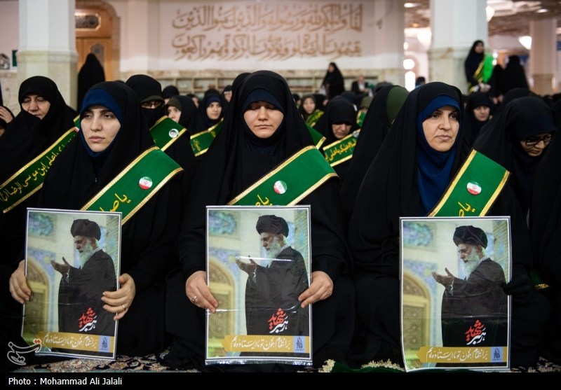 خطبهخوانی و آغاز دهه کرامت از حرم حضرت معصومه(س)+ عکس حضرت معصومه (س) , اخبار استان قم , دهه کرامت ,