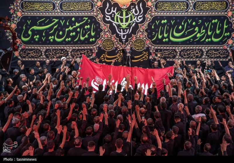 شکوه حماسهسازان زنجانی در یومالعباس زنجان/عزاداران به میدان آمدند حسینیه تسنیم , محرم , اخبار زنجان ,