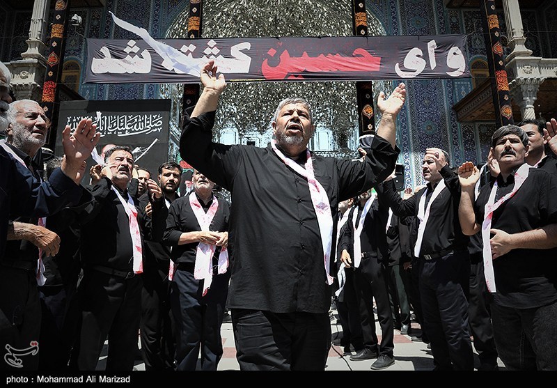 قم در روز عاشورا؛ از عزای سیدالشهدا(ع) تا تجدید بیعت با ولایت + عکس ماه محرم , حسینیه تسنیم , عاشورا , اخبار قم ,