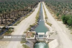 راندمان آبیاری تا افق ۱۴۱۱ به ۶۰ درصد افزایش می‌یابد